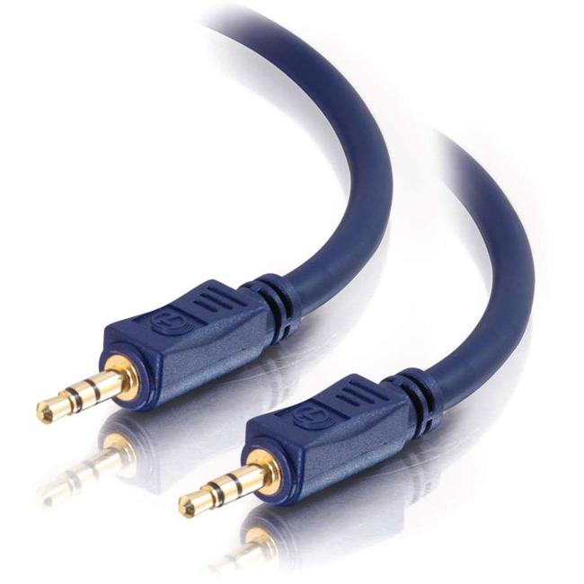C2G 3ft Velocity 3.5mm M-M Stereo Audio Cable