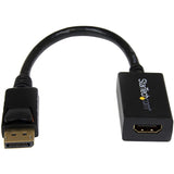 StarTech.com DisplayPort to HDMI Video Converter - Video - audio adapter - DisplayPort - HDMI - 19 pin HDMI (F) - DisplayPort (M)