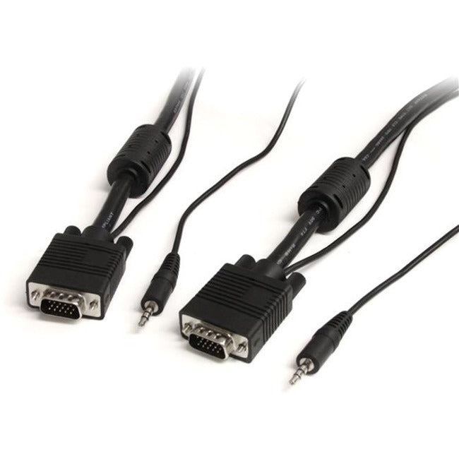 StarTech.com 30 ft Coax High Resolution Monitor VGA Cable with Audio HD15 M-M