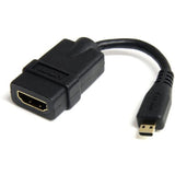 StarTech.com 5in High Speed HDMI® Adapter Cable - HDMI to HDMI Micro - F-M