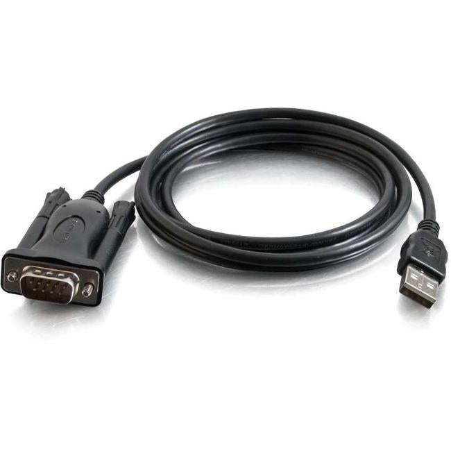 C2G 5ft USB to DB9 Serial RS232 Adapter Cable - USB to Serial RS232 Adapter