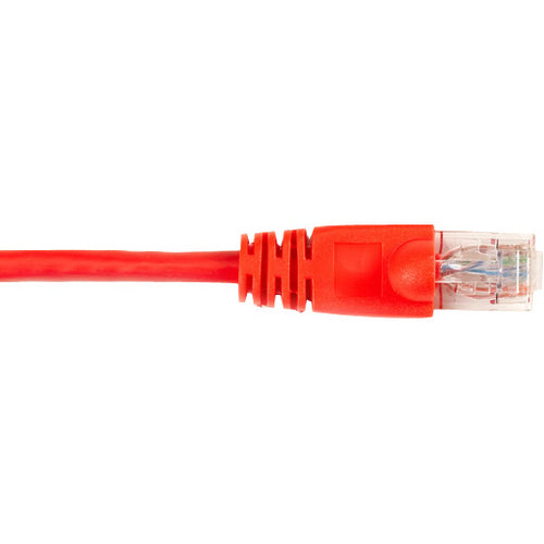 Black Box CAT6 Value Line Patch Cable, Stranded, Red, 5-ft. (1.5-m)