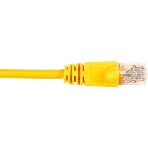 Black Box CAT6 Value Line Patch Cable, Stranded, Yellow, 5-ft. (1.5-m)
