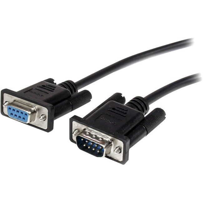 StarTech.com 3m Black Straight Through DB9 RS232 Serial Cable - M-F
