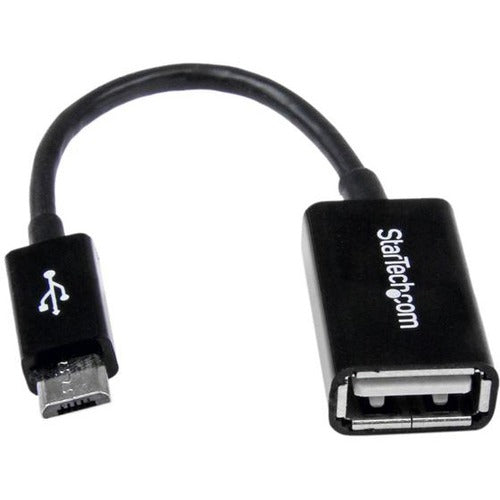 StarTech.com 5in Micro USB to USB OTG Host Adapter M-F