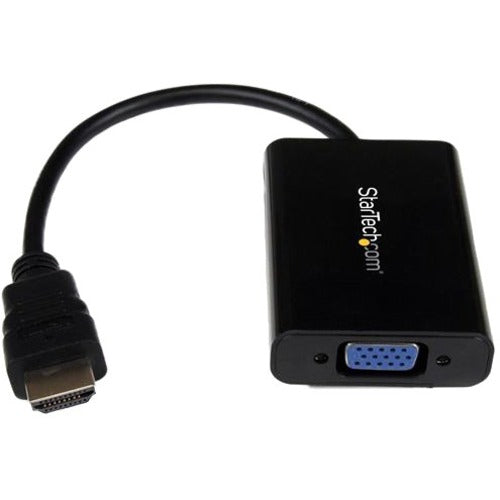StarTech.com HDMI to VGA Video Adapter Converter with Audio for Desktop PC - Laptop - Ultrabook - 1920x1200