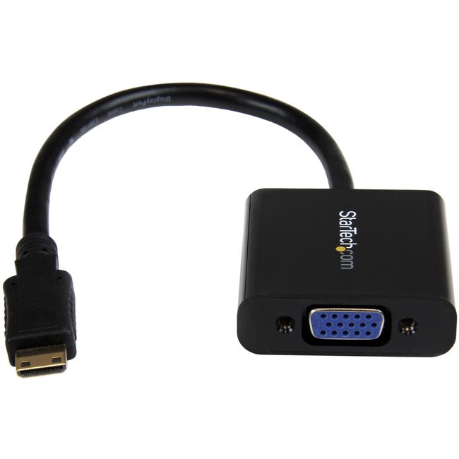 StarTech.com Mini HDMI® to VGA Adapter Converter for Digital Still Camera - Video Camera - 1920x1080
