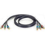 Black Box Component Video Cable - (3) RCA on Each End, 3-ft. (9.8-m)