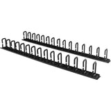 StarTech.com Vertical Cable Organizer with D-Ring Hooks - Vertical Cable Management Panel - 0U - 6 ft.