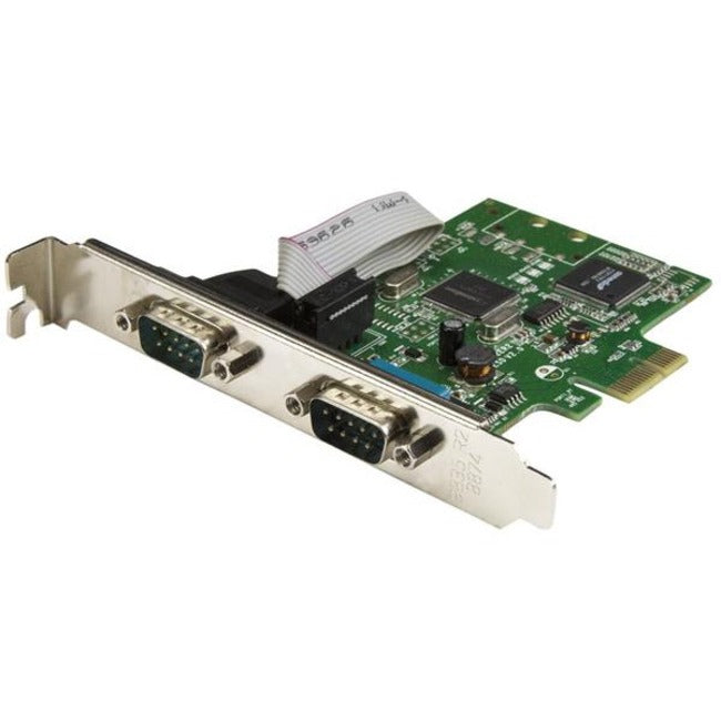 StarTech.com PCI Express Serial Card - 2 port - Dual Channel 16C1050 UART - Serial Port PCIe Card - Serial Expansion Card
