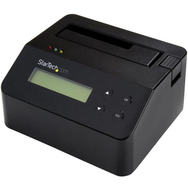 StarTech.com Hard Drive Eraser and Docking Station Standalone - 4Kn Support - TAA - 2.5 - 3.5 SATA SSD-HDD Dock & Wiper